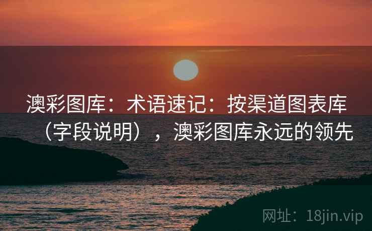 澳彩图库：术语速记：按渠道图表库（字段说明），澳彩图库永远的领先  第2张